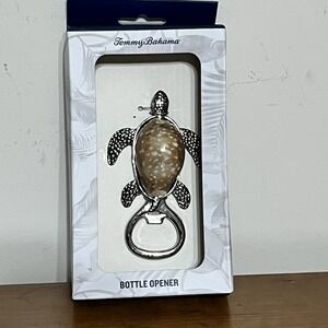 Tommy Bahama ~ Coastal Bottle Opener ~ Sea Turtle And Sea Shell